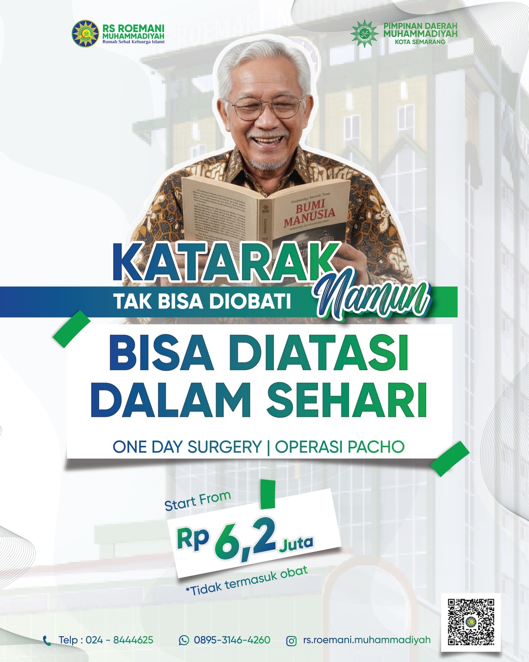 Katarak Tak Bisa Diobati? Atasi dengan Phaco Surgery | RS Roemani Muhammadiyah